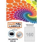 Multiofis 5280 22x12 mm Laser Etiket