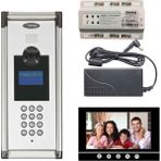 Multitek 29 Daire MB-10 Şifreli Panelli MB-73 7 inç Siyah Görüntülü Diafon Paketi