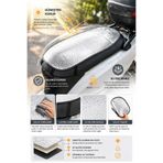 MultiTrendy Motosiklet Scooter Sele Güneşlik Kılıfı Isı Yansıtıcı Motorsiklet Güneşliği Su Geçirmez Koltuk Örtüsü Sele Pedi
