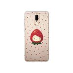 Multitronic Huawei Mate 10 Lite ile Uyumlu Çilek Hello Kitty Desenli Şeffaf Telefon Kılıfı