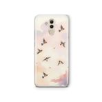 Multitronic Huawei Mate 20 Lite ile Uyumlu Uçan Kuş Desenli Şeffaf Telefon Kılıfı