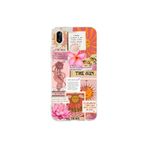 Multitronic Huawei P20 Lite ile Uyumlu Güneş Tarot Desenli Şeffaf Telefon Kılıfı