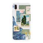 Multitronic Huawei P20 Lite ile Uyumlu Van Gogh Desenli Şeffaf Telefon Kılıfı