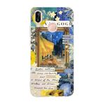 Multitronic Huawei P20 Lite ile Uyumlu Van Gogh Kafe Terası Desenli Şeffaf Telefon Kılıfı