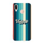 Multitronic Huawei P20 Lite ile Uyumlu Vintage Desenli Şeffaf Telefon Kılıfı