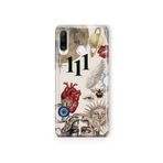 Multitronic Huawei P30 Lite ile Uyumlu Astro Sembolik Kolaj ve 111 Enerjisi Desenli Şeffaf Telefon Kılıfı