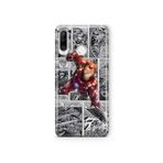 Multitronic Huawei P30 Lite ile Uyumlu Çizgi Roman Tema Desenli Şeffaf Telefon Kılıfı
