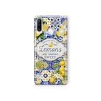 Multitronic Huawei P30 Lite ile Uyumlu Limon Desenli Şeffaf Telefon Kılıfı