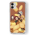 Multitronic iPhone 11 ile Uyumlu Demon Slayer Tasarım Baskılı Şeffaf Kılıf