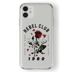 Multitronic Iphone 11 ile Uyumlu Rebel Club Tasarım Baskılı Şeffaf Kılıf