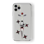 Multitronic Iphone 11 Pro Max ile Uyumlu Sasuke Sharingan Tasarım Baskılı Şeffaf Kılıf