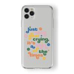 Multitronic Iphone 11 Pro Max ile Uyumlu Stop Crying Tasarım Baskılı Şeffaf Kılıf