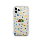 Multitronic iPhone 11 Pro Max Uyumlu Super Mario Tasarım Baskılı Şeffaf Kılıf