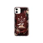 Multitronic iPhone 11 Uyumlu Tarot Kart Desenli Şeffaf Telefon Kılıfı