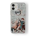 Multitronic iPhone 12 ile Uyumlu Demon Slayer 2 Tasarım Baskılı Şeffaf Kılıf
