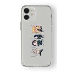 Multitronic iPhone 12 ile Uyumlu Demon Slayer 3 Tasarım Baskılı Şeffaf Kılıf