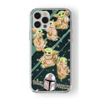 Multitronic iPhone 12 Pro ile Uyumlu Baby Yoda Tasarım Baskılı Şeffaf Kılıf