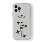 Multitronic Iphone 12 Pro ile Uyumlu Sasuke Sharingan Tasarım Baskılı Şeffaf Kılıf