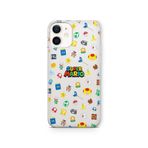 Multitronic iPhone 12 Uyumlu Super Mario Tasarım Baskılı Şeffaf Kılıf