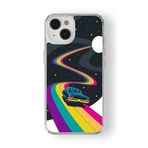 Multitronic iPhone 13 ile Uyumlu Space Rider Tasarım Baskılı Şeffaf Kılıf