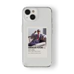 Multitronic Iphone 13 Mini ile Uyumlu American Psycho Paralorid Poster Tasarım Baskılı Şeffaf Kılıf