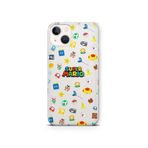 Multitronic iPhone 13 Mini Uyumlu Super Mario Tasarım Baskılı Şeffaf Kılıf