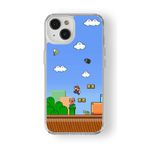 Multitronic Iphone 14 Plus ile Uyumlu Mario Tasarım Baskılı Şeffaf Kılıf, laro14pls0248