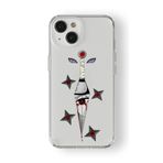 Multitronic iPhone 15 ile Uyumlu Sasuke Sharingan Tasarım Baskılı Şeffaf Kılıf