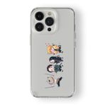 Multitronic iPhone 15 Pro Max ile Uyumlu Demon Slayer 3 Tasarım Baskılı Şeffaf Kılıf