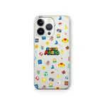 Multitronic iPhone 15 Pro Uyumlu Super Mario Tasarım Baskılı Şeffaf Kılıf
