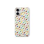 Multitronic iPhone 16 Plus ile Uyumlu Mario Tasarım Baskılı Şeffaf Kılıf, laro16pls097