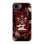 Multitronic iPhone 16E ile Uyumlu Tarot Kart Desenli Şeffaf Telefon Kılıfı