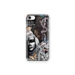 Multitronic iPhone 6 Plus / 6s Plus ile Uyumlu Gotik Kelebek Desenli Şeffaf Telefon Kılıfı