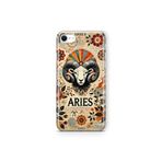 Multitronic iPhone 6 Plus / 6s Plus ile Uyumlu Koç Burcu Desenli Şeffaf Telefon Kılıfı