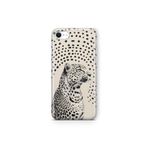 Multitronic iPhone 6 Plus / 6s Plus ile Uyumlu Leopar Desenli Şeffaf Telefon Kılıfı