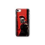 Multitronic iPhone 6 Plus / 6s Plus ile Uyumlu Savaşçı Sparta Desenli Şeffaf Telefon Kılıfı
