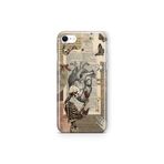 Multitronic iPhone 6 Plus / 6s Plus ile Uyumlu Vintage İskelet ve Kelebek Desenli Şeffaf Telefon Kılıfı
