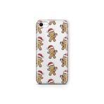 Multitronic iPhone 6 Plus / 6s Plus ile Uyumlu Zencefilli Kurabiye Desenli Şeffaf Telefon Kılıfı