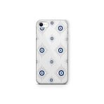Multitronic iPhone 6 Plus ve 6s Plus ile Uyumlu Nazar Desenli Şeffaf Telefon Kılıfı