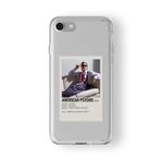 Multitronic Iphone 7 Plus ve 8 Plus ile Uyumlu American Psycho Paralorid Poster Tasarım Baskılı Şeffaf Kılıf