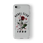 Multitronic Iphone Se 2020 ve 2022 ile Uyumlu Rebel Club Tasarım Baskılı Şeffaf Kılıf