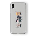 Multitronic iPhone X ve Xs ile Uyumlu Demon Slayer 3 Tasarım Baskılı Şeffaf Kılıf