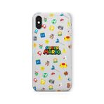 Multitronic iPhone X ve Xs Uyumlu Super Mario Tasarım Baskılı Şeffaf Kılıf