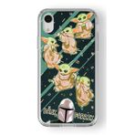 Multitronic iPhone XR ile Uyumlu Baby Yoda Tasarım Baskılı Şeffaf Kılıf