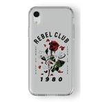 Multitronic Iphone XR ile Uyumlu Rebel Club Tasarım Baskılı Şeffaf Kılıf