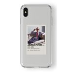 Multitronic Iphone Xs Max ile Uyumlu American Psycho Paralorid Poster Tasarım Baskılı Şeffaf Kılıf