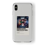 Multitronic Iphone Xs Max ile Uyumlu Demon Slayer Paralorid Poster Tasarım Baskılı Şeffaf Kılıf