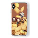 Multitronic iPhone Xs Max ile Uyumlu Demon Slayer Tasarım Baskılı Şeffaf Kılıf