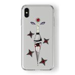 Multitronic Iphone Xs Max ile Uyumlu Sasuke Sharingan Tasarım Baskılı Şeffaf Kılıf
