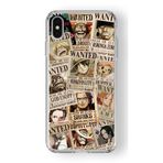 Multitronic iPhone Xs Max Uyumlu Wanted One Piece Tasarım Baskılı Şeffaf Kılıf